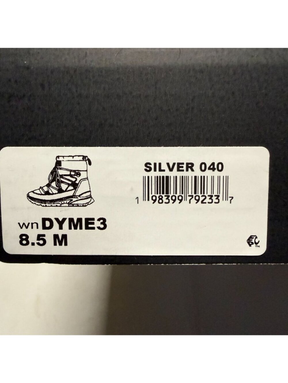 Nine West Dyme Women's Lace-up Casual Ankle Boots Silver Size 8.5 NEW - Picture 6 of 6